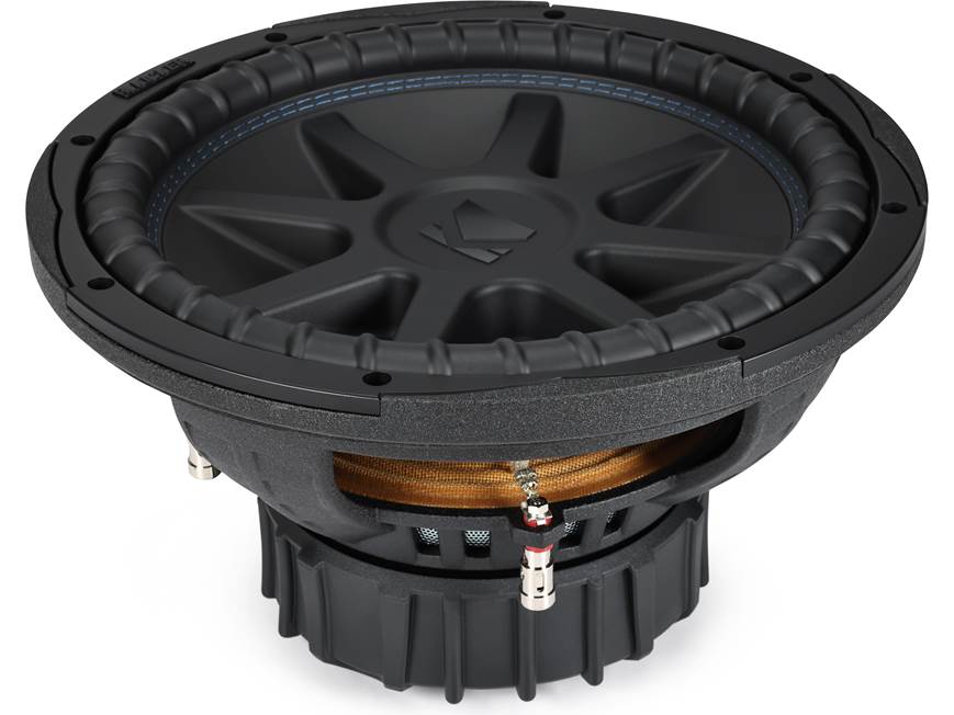 Kicker 50CVX124 CompVX Series 12" subwoofer with dual 4-ohm voice coils