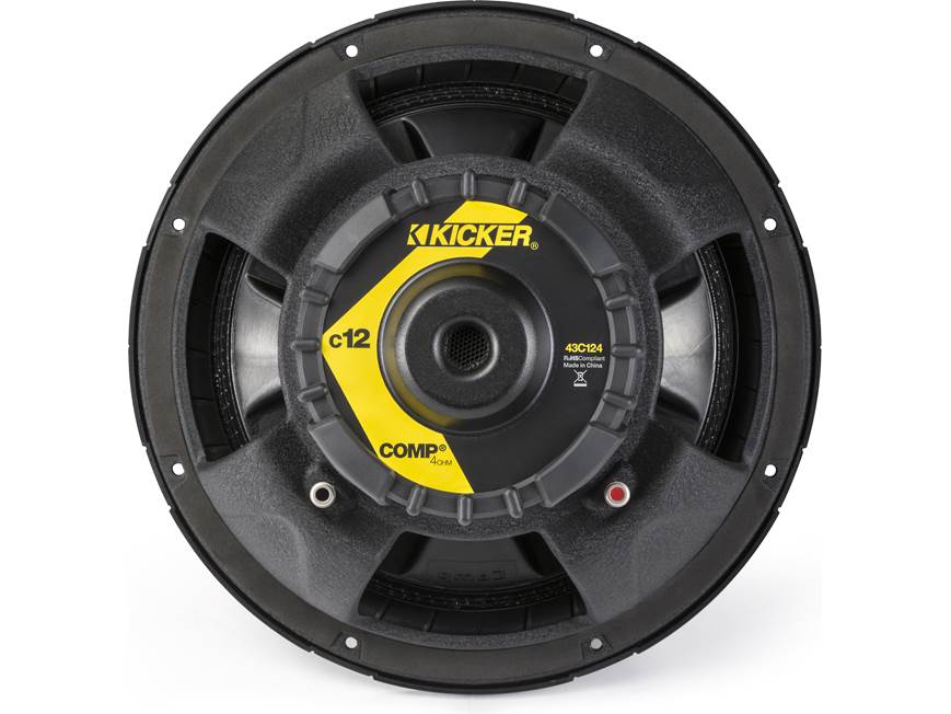 Kicker 43C124 Comp Series 12" 4-ohm subwoofer