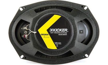 Kicker 43DSC69304 DS Series 6"x9" 3-way car speakers