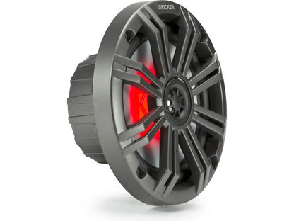 Kicker 45KM654L 6-1/2" 2-way marine speakers with LED lighting