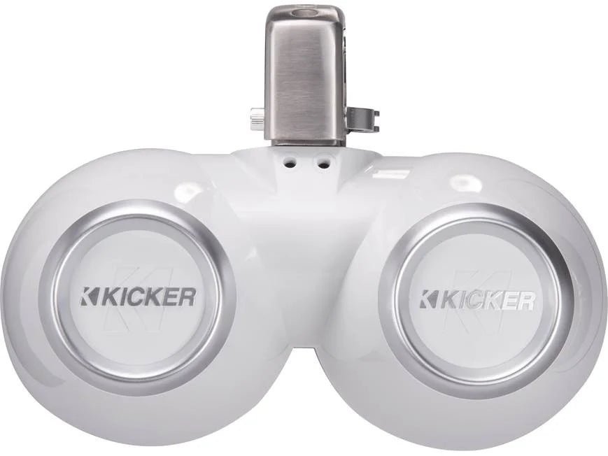 Kicker 45KMTDC65W Dual 6-1/2" wakeboard tower speakers (White)