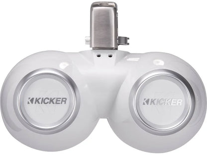 Kicker 45KMTDC65W Dual 6-1/2" wakeboard tower speakers (White)