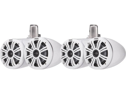 Kicker 45KMTDC65W Dual 6-1/2" wakeboard tower speakers (White)