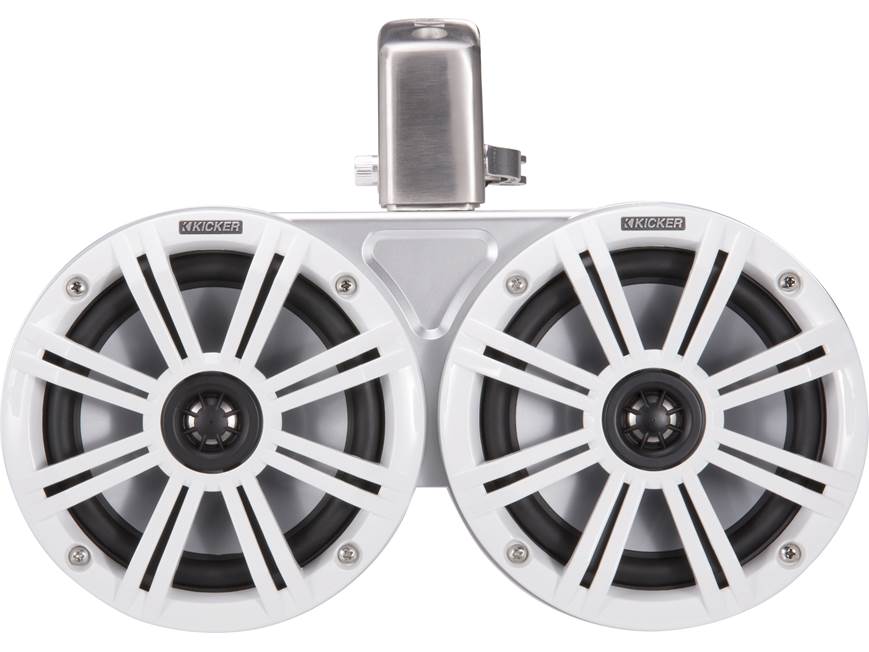 Kicker 45KMTDC65W Dual 6-1/2" wakeboard tower speakers (White)