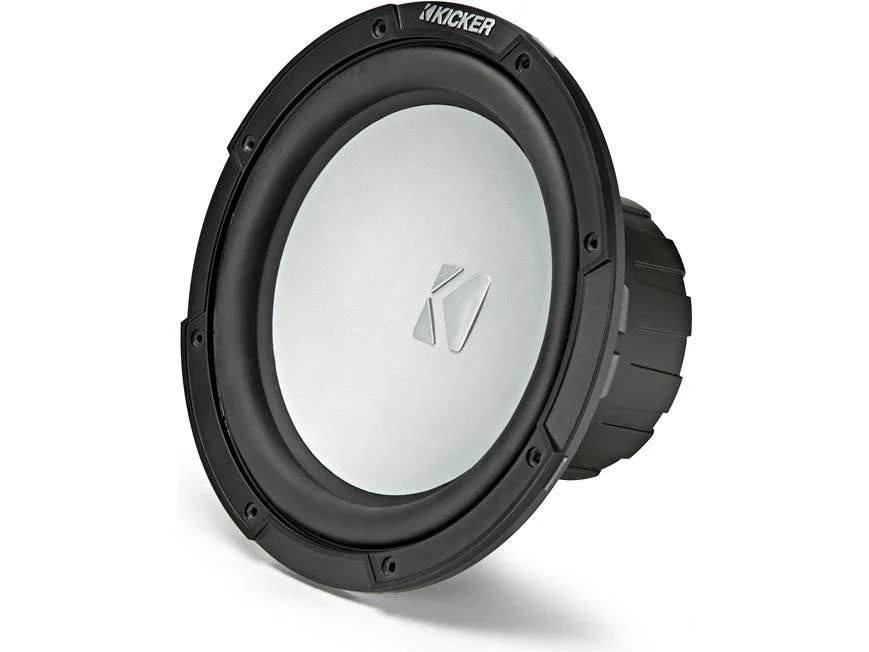 Kicker 45KMF104 10" 4-ohm marine subwoofer — optimized for free-air applications
