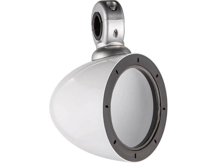 Kicker 40KMMTESW Unloaded tower enclosures designed for Kicker 4" marine speakers (White)