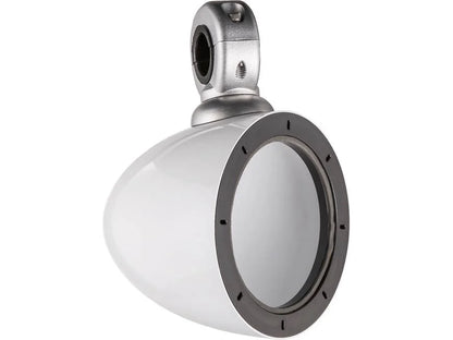 Kicker 40KMMTESW Unloaded tower enclosures designed for Kicker 4" marine speakers (White)