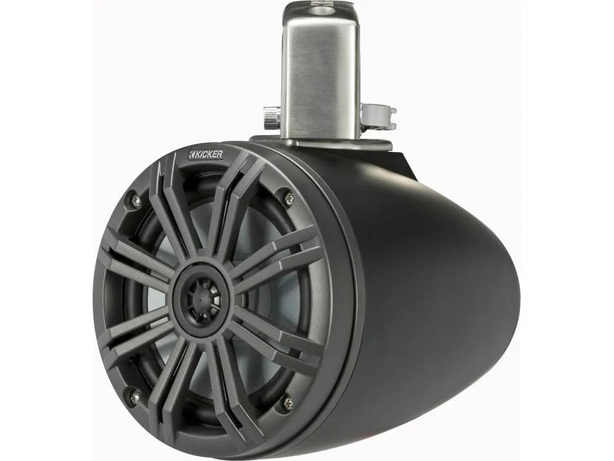 Kicker 45KMTC65 6-1/2" wakeboard tower speakers (Charcoal/Black)