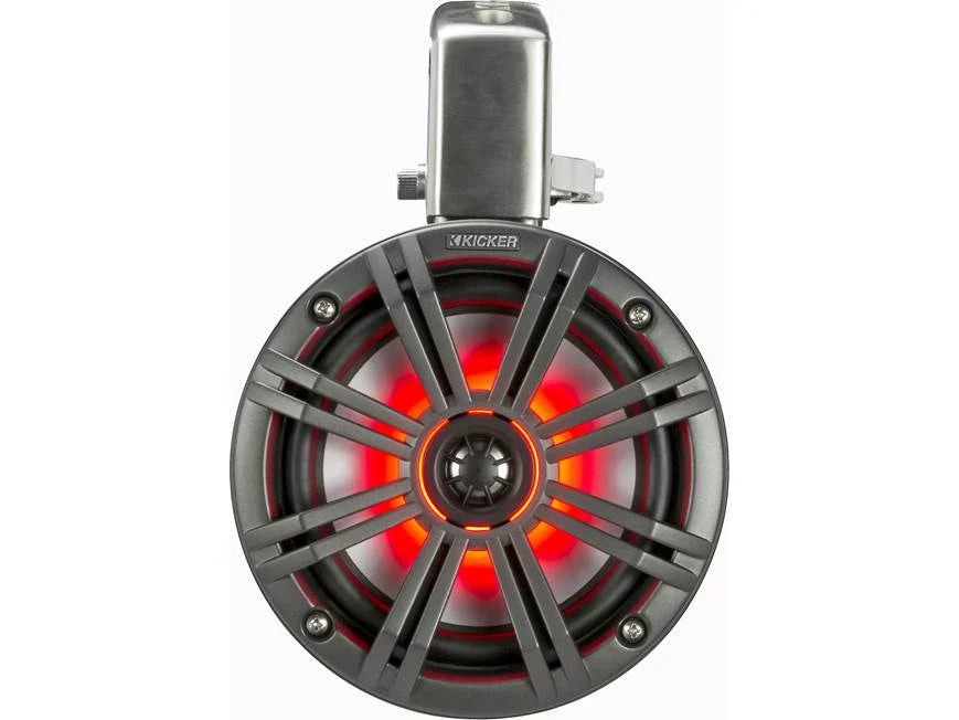 Kicker 45KMTC65 6-1/2" wakeboard tower speakers (Charcoal/Black)