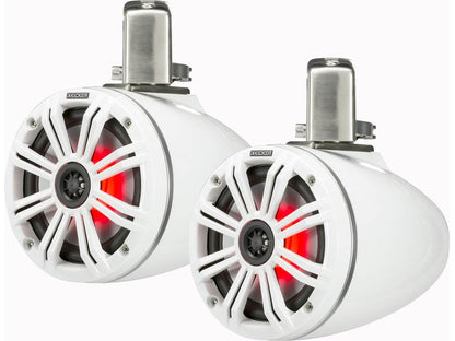 Kicker 45KMTC65W 6-1/2" wakeboard tower speakers (White)