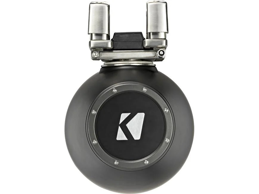 Kicker 44KMTC94 9" wakeboard tower speakers with LED grilles (Black)