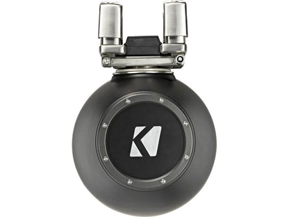 Kicker 44KMTC94 9" wakeboard tower speakers with LED grilles (Black)