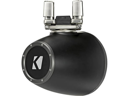 Kicker 44KMTC94 9" wakeboard tower speakers with LED grilles (Black)