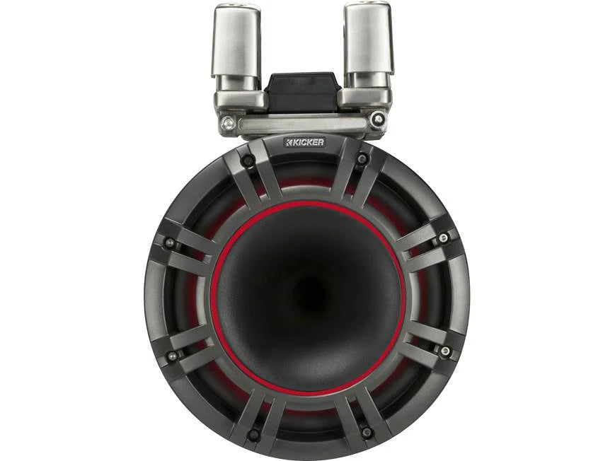Kicker 44KMTC94 9" wakeboard tower speakers with LED grilles (Black)