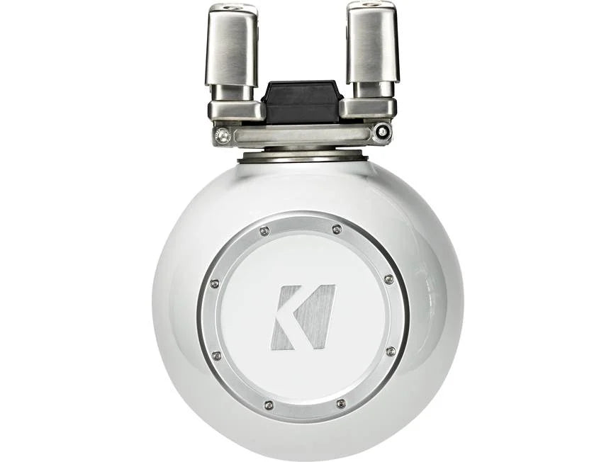 Kicker 44KMTC94W 9" wakeboard tower speakers with LED grilles (White)