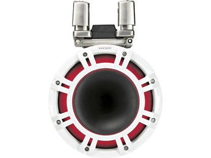 Kicker 44KMTC94W 9" wakeboard tower speakers with LED grilles (White)