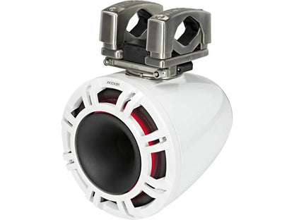 Kicker 44KMTC94W 9" wakeboard tower speakers with LED grilles (White)