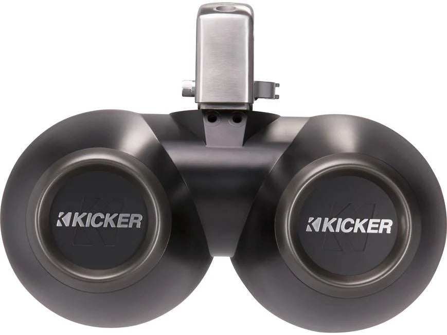 Kicker 45KMTDC65 Dual 6-1/2" wakeboard tower speakers (Charcoal/Black)