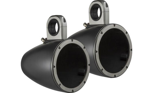 Kicker 43KMTES8/43KMTES8 Two unloaded tower enclosures — designed to hold Kicker 8" marine speakers