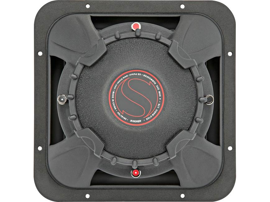 Kicker 45L7R104 Solo-Baric L7R Series 10" subwoofer with dual 4-ohm voice coils