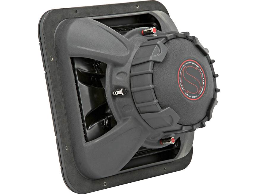 Kicker 45L7R124 Solo-Baric L7R Series 12" subwoofer with dual 4-ohm voice coils