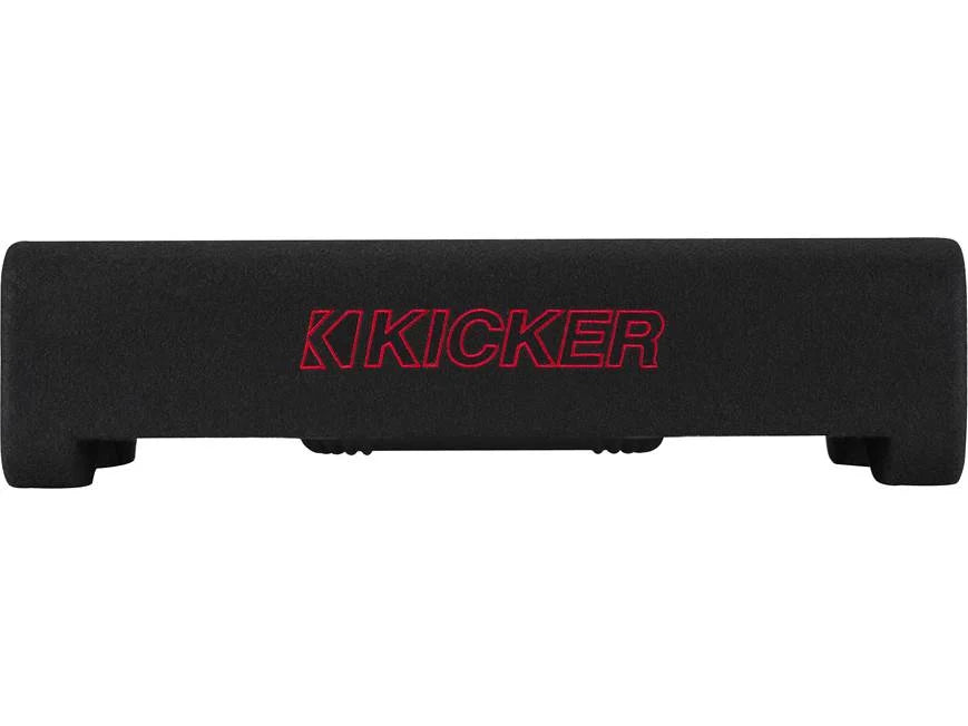 Kicker 49L7TDF102 Sealed downward-firing enclosure with L7T 10" 2-ohm shallow-mount square subwoofer