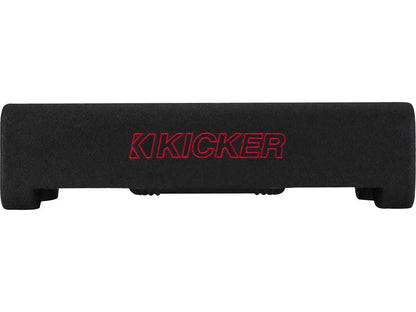 Kicker 49L7TDF102 Sealed downward-firing enclosure with L7T 10" 2-ohm shallow-mount square subwoofer