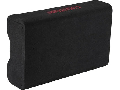 Kicker 49L7TDF122 Sealed downward-firing enclosure with L7T 12" shallow-mount square subwoofer