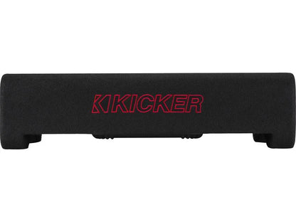 Kicker 49L7TDF82 Sealed downward-firing enclosure with L7T 8" shallow-mount square subwoofer