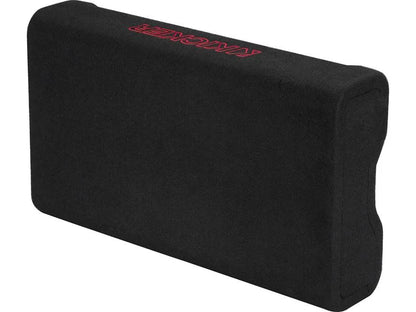 Kicker 49L7TDF82 Sealed downward-firing enclosure with L7T 8" shallow-mount square subwoofer