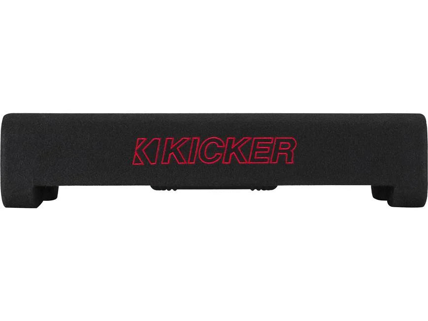 Kicker 49L7TDF82 Sealed downward-firing enclosure with L7T 8" shallow-mount square subwoofer