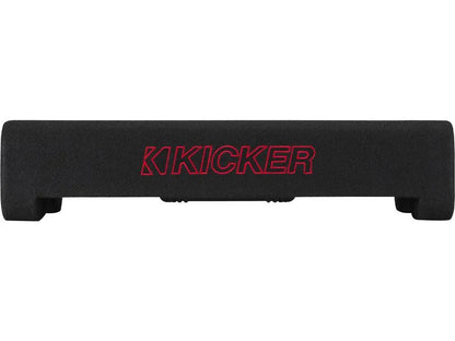 Kicker 49L7TDF82 Sealed downward-firing enclosure with L7T 8" shallow-mount square subwoofer