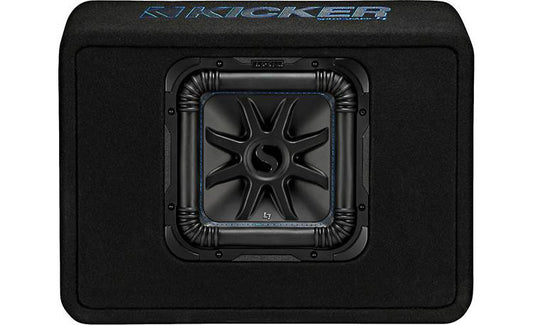 Kicker 44TL7S102 Ported enclosure with one Solo-Baric L7S Series 2-ohm 10" subwoofer