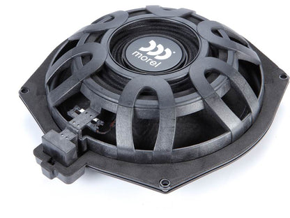 Morel IP-BMWSUB82 8" ultra-slim component subwoofer — designed to fit select BMW vehicles with factory sub