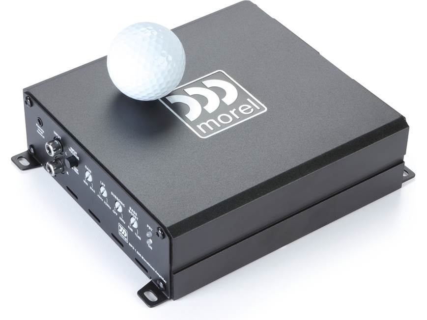 Morel MPD 1.500 MPD Series mono subwoofer amplifier — 550 watts RMS x 1 at 2 ohms