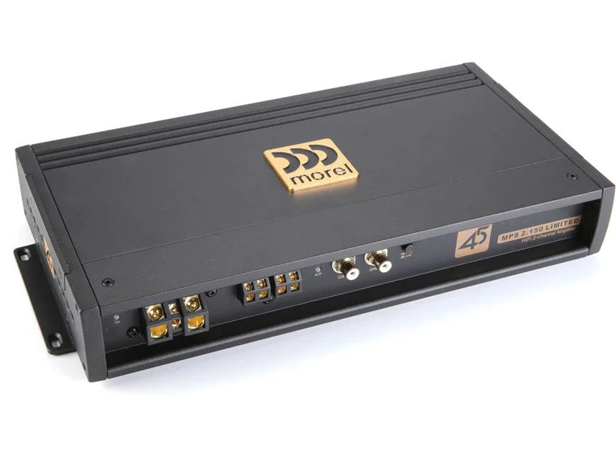Morel MPS 2.150 Limited 2-channel car amplifier — 150 watts RMS x 2