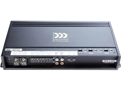 Morel MPS 4.400 4-channel car amplifier — 70 watts RMS x 4