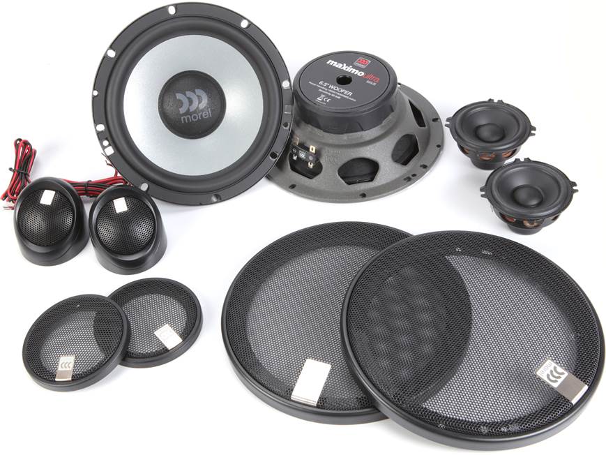 Morel Maximo Ultra 603 MKII, 603A MKII Maximo Ultra Series 6-1/2" 3-way component speaker system