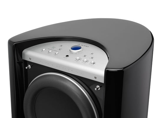 JL Home Dual 13.5-inch (345 mm) Powered Subwoofer, Black Gloss Finish