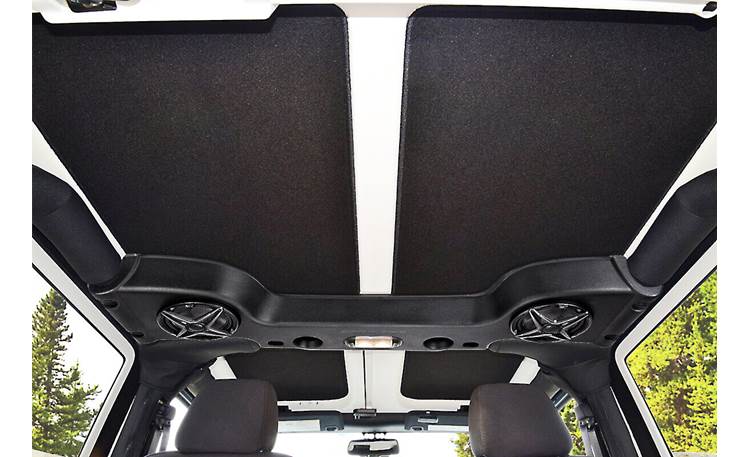 SSV Works JJK-O8A Custom-fit soundbar with two 8" 2-way speakers for 2007-17 Jeep Wrangler JK and JK Unlimited vehicles
