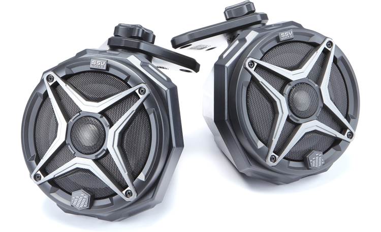 SSV Works JJL-CS65A Custom swiveling cage speaker pods for Jeep Wrangler Unlimited JL (with SSV Works speakers)