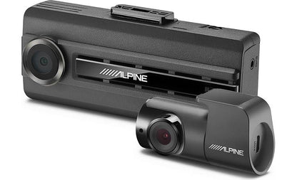 Alpine DVR-C310R HD dash cam with Wi-Fi and included rear-view cam