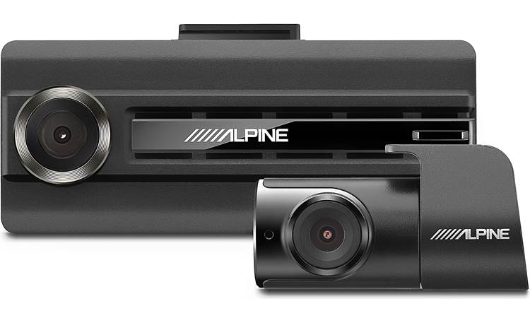 Alpine DVR-C310R HD dash cam with Wi-Fi and included rear-view cam