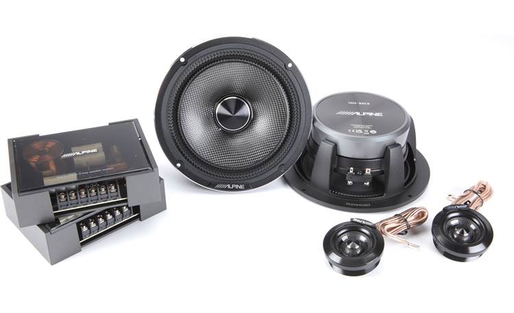 Alpine HDZ-65CS Status Series 6-1/2" 2-way slim-fit component speaker system