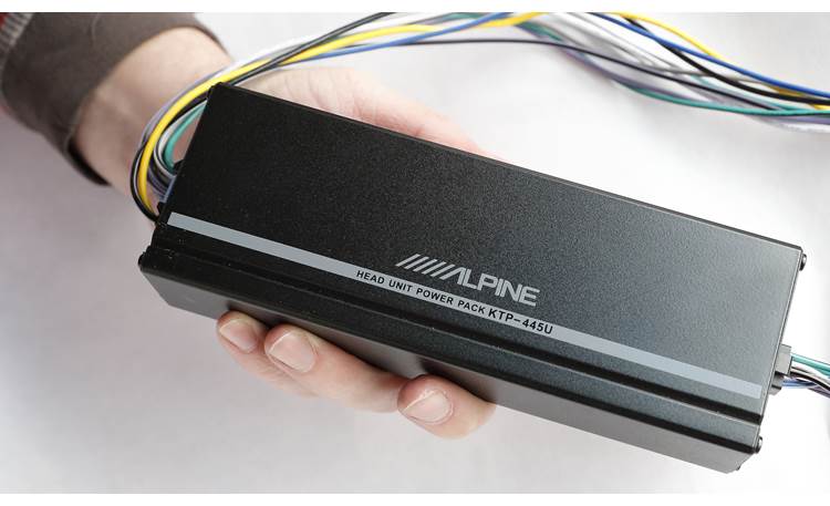 Alpine KTP-445U Power Pack Compact 4-channel car amplifier — 45 watts RMS X 4