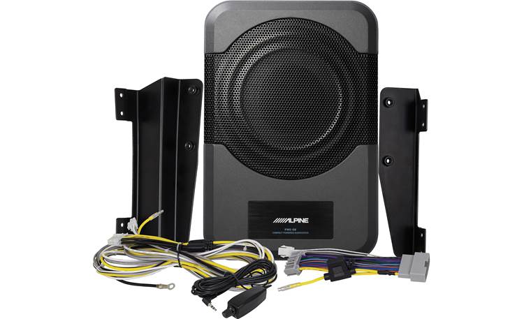 Alpine PWE-S8-WRA Compact powered subwoofer designed for 2011-up Jeep Wrangler JK Unlimited models