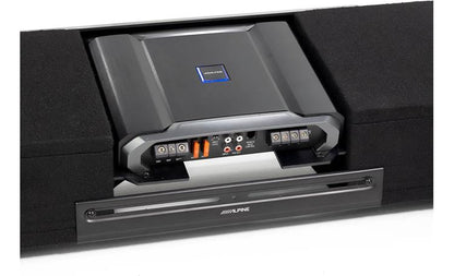 Alpine R2-DB8V-TRK Halo Series 8" ported dual subwoofer enclosure with two 8" R2-Series subwoofers