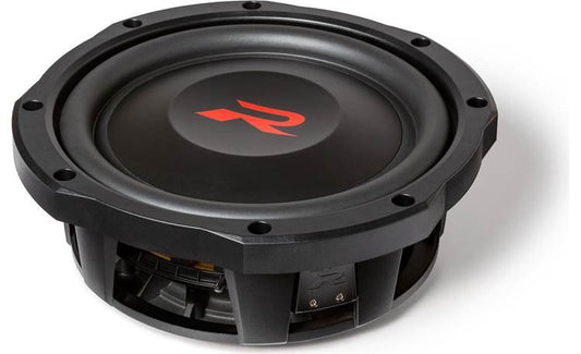 Alpine RS-W10D4 R-Series shallow-mount 10" subwoofer with dual 4-ohm voice coils