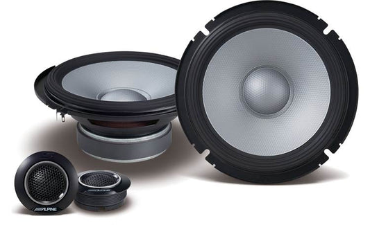 Alpine S2-S65C Next-Generation S-Series 6-1/2" component speaker system