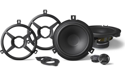 Alpine SPV-65X-WRA 6-1/2" marine-grade component/coaxial speaker system for select Jeep Wrangler JK vehicles